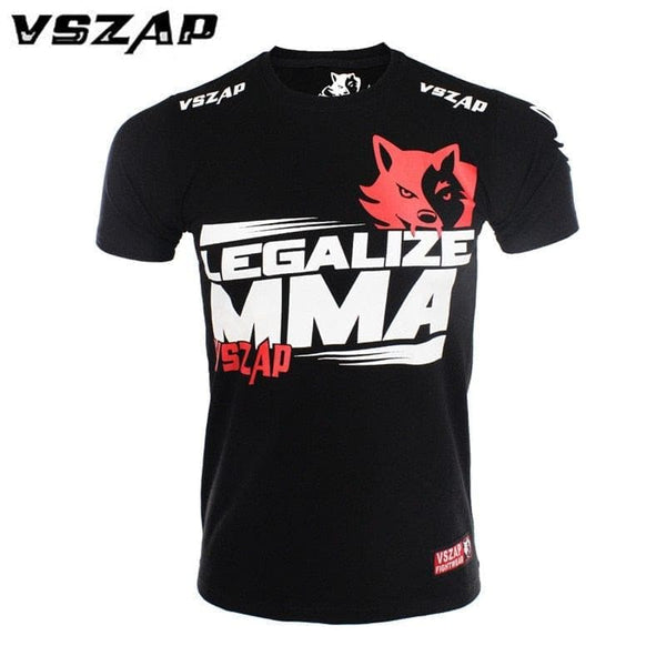 VSZAP Brazilian MMA Fighting Unisex T-shirt Muay Thai Jersey Kickboxing Tee MMA Thai Boxing Tees - Premium MEN T-SHIRT from eprolo - Just $28.99! Shop now at Handbags Specialist Headquarter