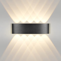Wall Light Fixtures Sconces Wall Lighting 10W 3000K Up and Down Aluminium Modern Wall Sconce, CANMEIJIA Wall Lights for Living Room Bedroom Hallway Corridor (Black-Warm Light) - Premium Indoor Wall Light from Visit the CANMEIJIA Store - Just $49.98! Shop now at Handbags Specialist Headquarter
