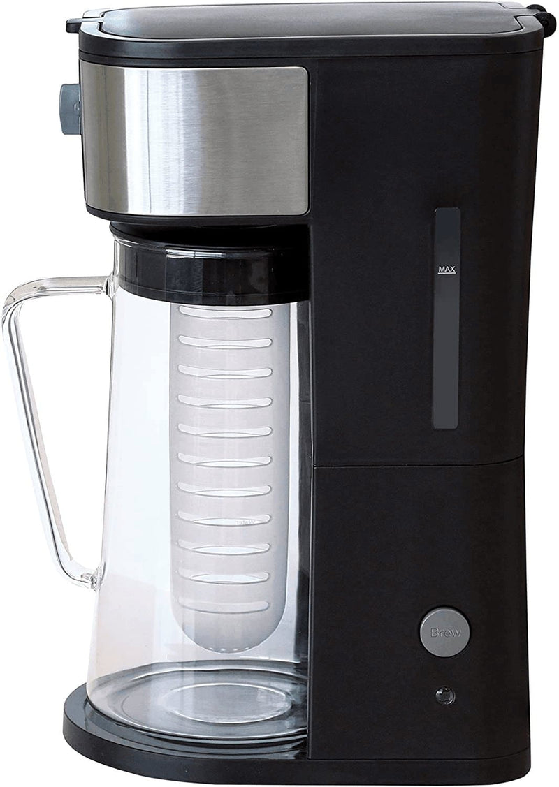West Bend Fresh Iced Tea and Coffee Maker Includes an Infusion Tube to Customize the Flavor, Features Auto Shut-Off Clean, 2.75 Quart, Black - Premium  from West Bend - Just $53! Shop now at Handbags Specialist Headquarter