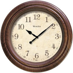 Westclox 10&amp;quot; Realistic Woodgrain Wall Clock (pack of 1 Ea) - Premium Thanksgiving from WESTCLOX - Just $50.65! Shop now at Handbags Specialist Headquarter