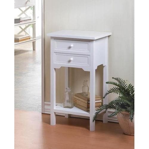 White Accent Table - Premium Accent Plus from Accent Plus - Just $91.96! Shop now at Handbags Specialist Headquarter
