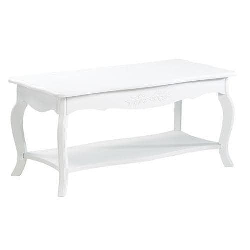 White Coffee Table - Premium Accent Plus from Accent Plus - Just $145.56! Shop now at Handbags Specialist Headquarter