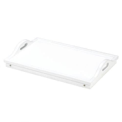 White Folding Tray - Premium Accent Plus from Accent Plus - Just $52.39! Shop now at Handbags Specialist Headquarter