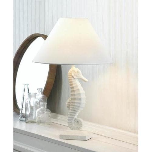 White Seahorse Table Lamp - Premium Gallery of Light from Accent Plus - Just $77.04! Shop now at Handbags Specialist Headquarter