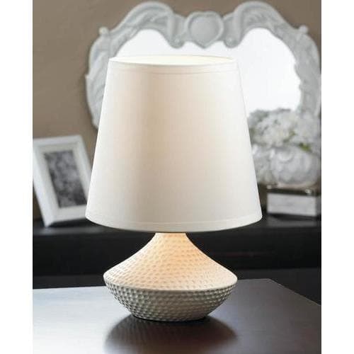White Table Lamp - Premium Gallery of Light from Gallery of Light - Just $44.75! Shop now at Handbags Specialist Headquarter