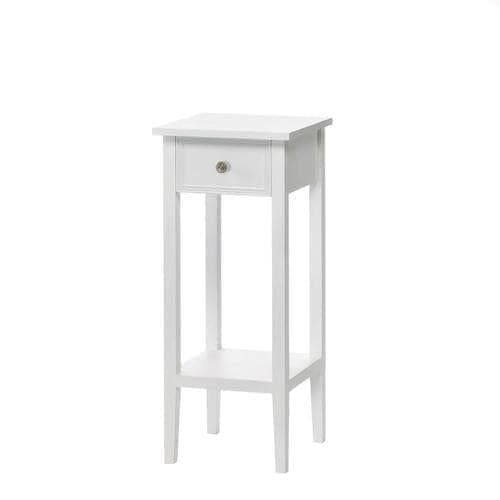Willow White Side Table - Premium Accent Plus from Accent Plus - Just $106.95! Shop now at Handbags Specialist Headquarter