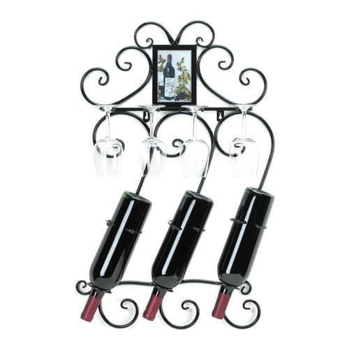 Wine Wall Rack - Premium Accent Plus from Accent Plus - Just $61.10! Shop now at Handbags Specialist Headquarter