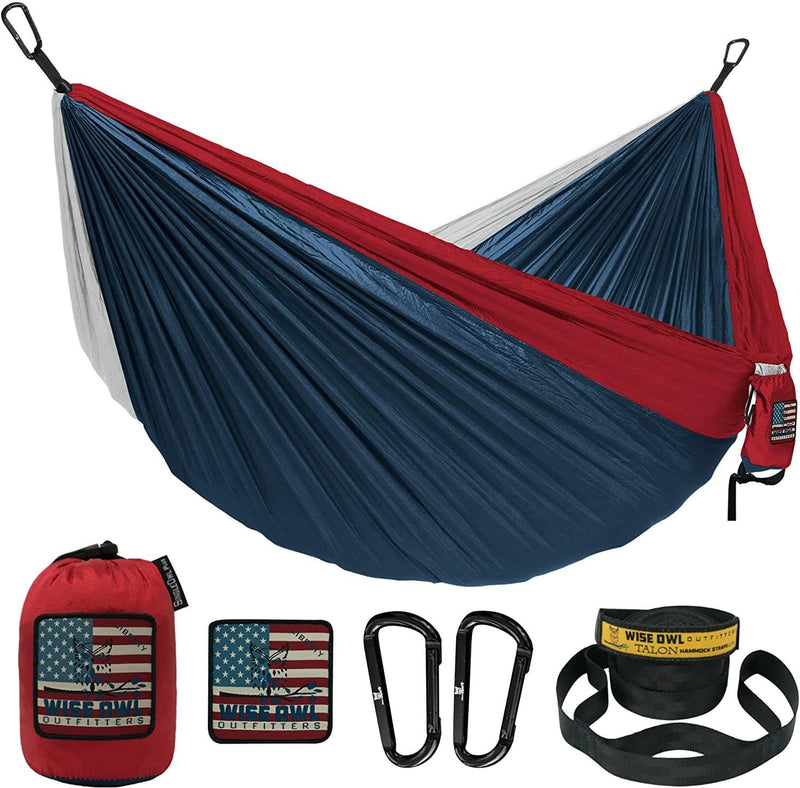 Wise Owl Outfitters Camping Hammock - Portable Hammock Single or Double Hammock Camping Accessories for Outdoor, Indoor w/ Tree Straps - Premium HAMMOCK from Visit the Wise Owl Outfitters Store - Just $47.99! Shop now at Handbags Specialist Headquarter