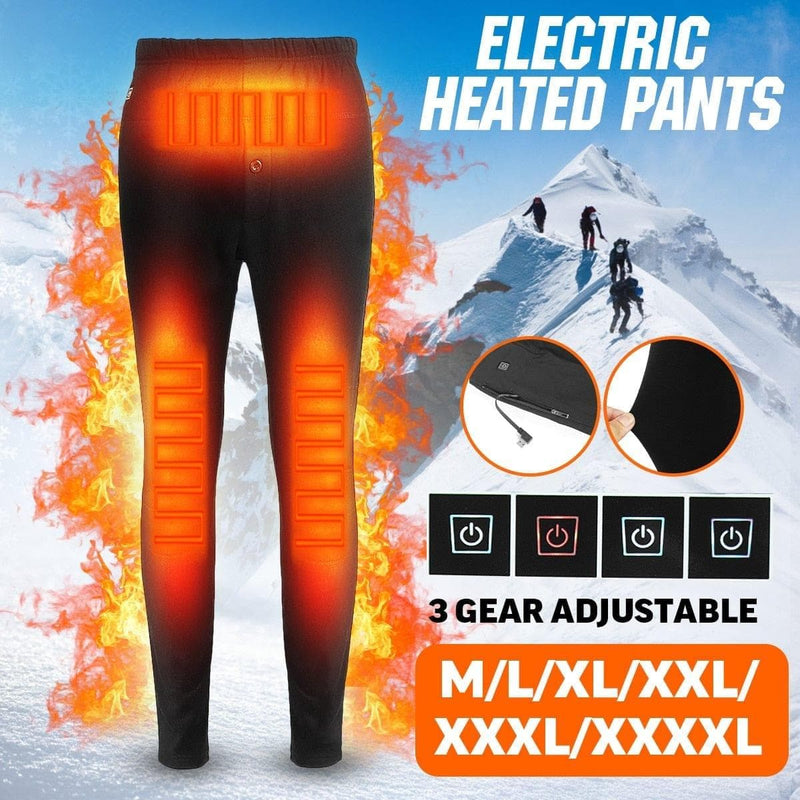 Women Men Winter Outdoor Hiking Heating Trousers Slim USB Charging Heated Pants Skiing Charging Electric Heated Pants Trousers - Premium Men Pants from eprolo - Just $54.16! Shop now at Handbags Specialist Headquarter