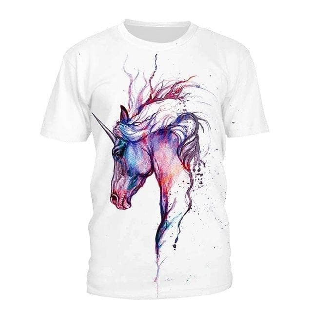 Women T Shirt Animal Horse 3D Printed T-Shirt - Premium MEN T-SHIRT from eprolo - Just $19.98! Shop now at Handbags Specialist Headquarter