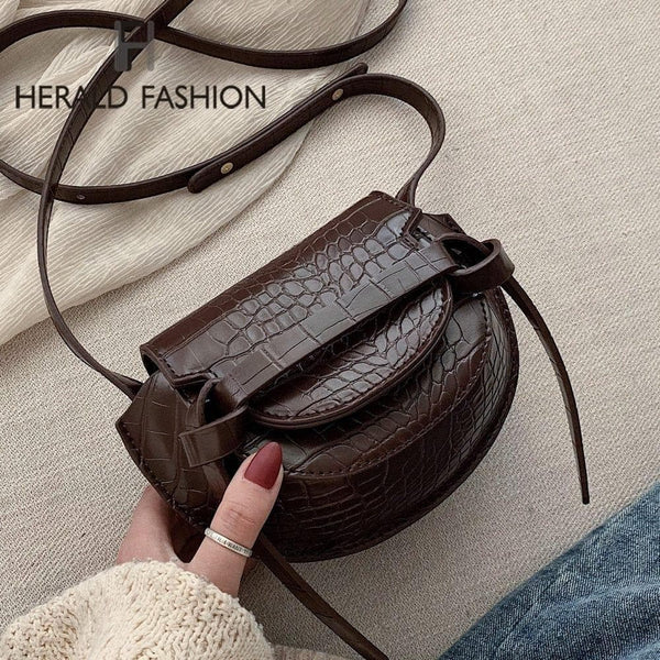 Women's Designer Luxury Handbag 2020 New PU Leather Crocodile pattern Shoulder Crossbody Bag - Premium handbags from FH HERALD FASHION - Just $24.99! Shop now at Handbags Specialist Headquarter