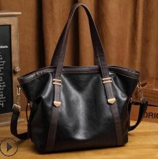 Women's Genuine Leather Handbag Large Leather Designer Big Luxury Shoulder Handbags - Premium handbags from CHISPAULO - Just $51.99! Shop now at Handbags Specialist Headquarter