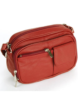 Womens Leather Organizer Purse Shoulder Bag Handbag Cross Body Bag Large Clutch - Premium Bags from Value on Style - Just $39.99! Shop now at Handbags Specialist Headquarter