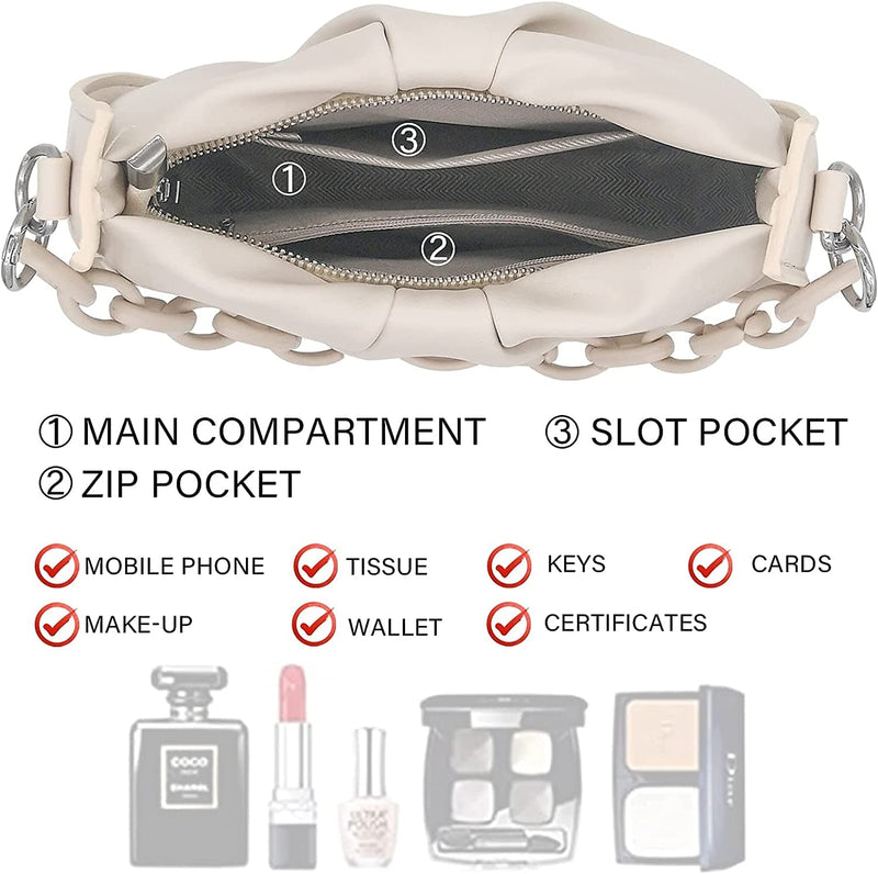 Women's Shoulder Bag Fashion Purses and Handbags Multipurpose Crossbody Flapper Dumpling Pouch Clutch And Evening Bag - Premium FASHION PURSES from Visit the COFIHOME Store - Just $39.99! Shop now at Handbags Specialist Headquarter