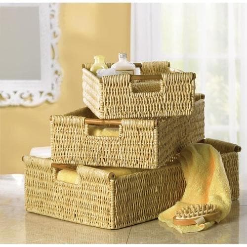 Woven Corn Nesting Baskets - Premium Accent Plus from Accent Plus - Just $68.80! Shop now at Handbags Specialist Headquarter