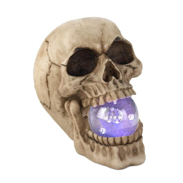 Zingz & Thingz Skull with Light-up Orb - Premium Home Décor from Home Decor - Just $19.84! Shop now at Handbags Specialist Headquarter