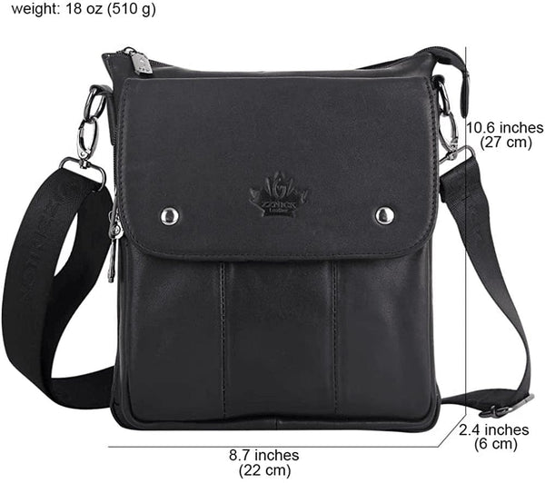 ZZNICK Genuine Leather Messenger Bag, Sling Bag Crossbody Shoulder Bags for Travel Work Business - Premium  from ZZNICK - Just $62.72! Shop now at Handbags Specialist Headquarter